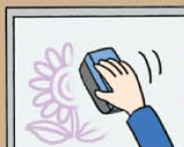 マーカーボードの通常のお手入れ