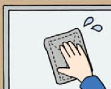 マーカーボードの通常のお手入れ