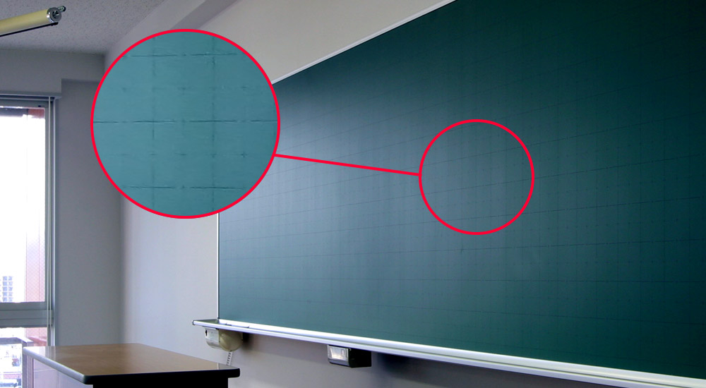 文字が書きやすい暗線入りの板面