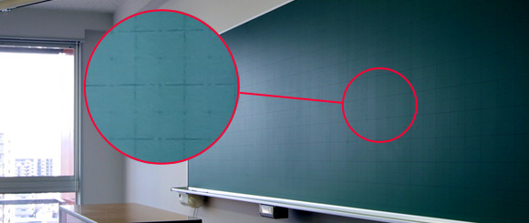 文字が書きやすい暗線入りの板面