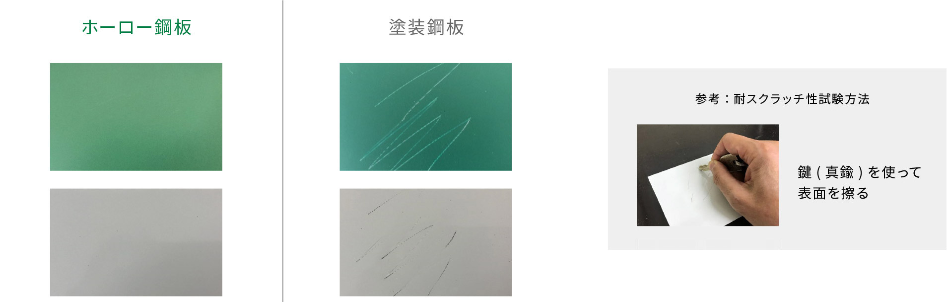 傷が入りにくい