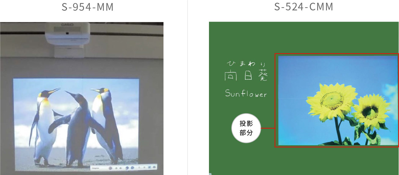 映写・書き消し兼用